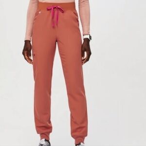 Figs Terracotta Zamora Joggers Scrubs SzL